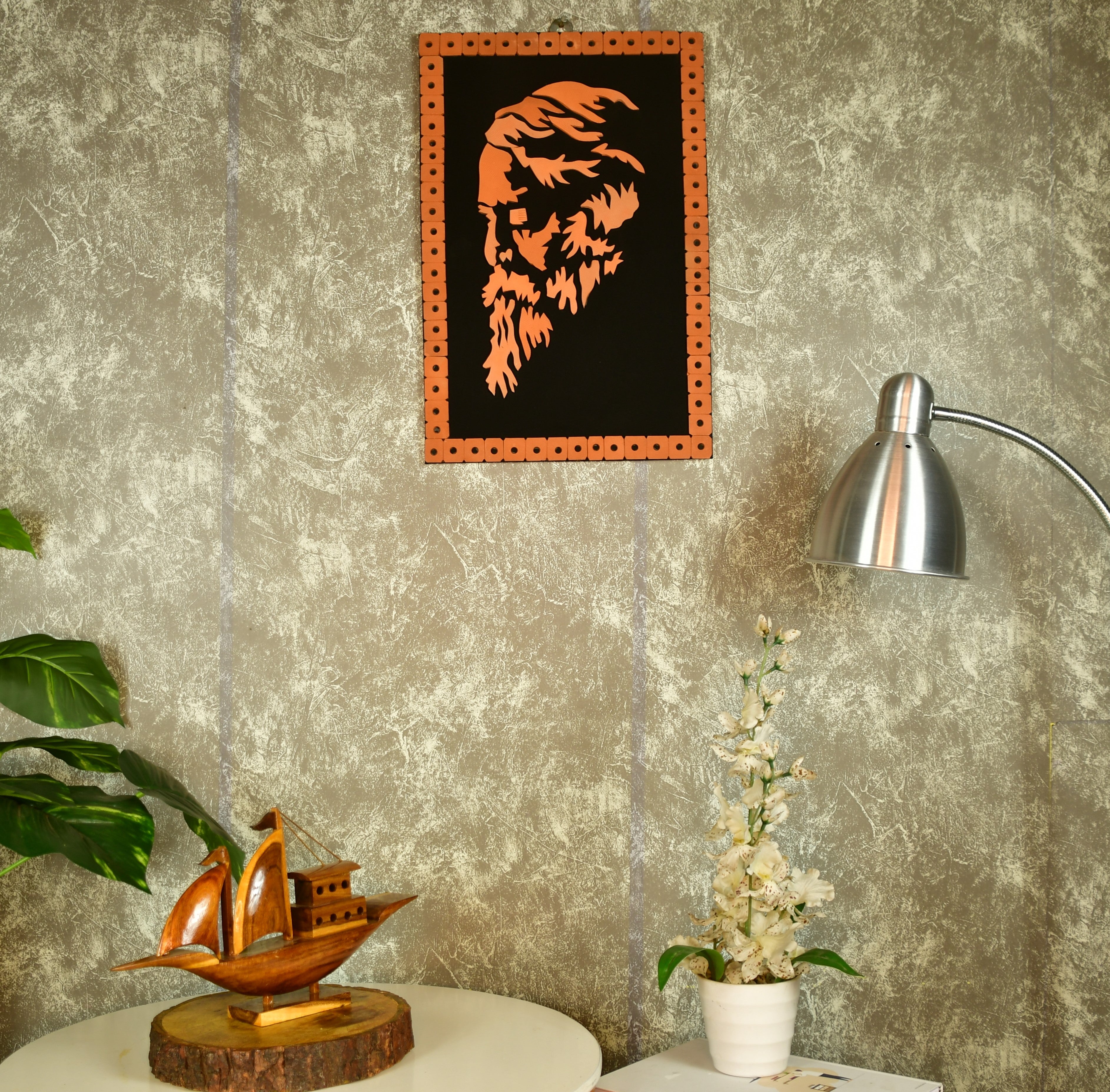 Terracotta Rabindranath Wall Art: Artisan Home Delight