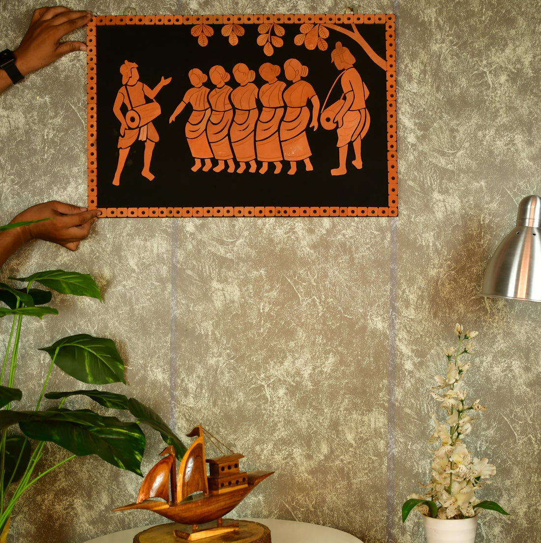 Terracotta Tribal Dance: Artisan Home Decor Elegance and Culture - Sowpeace - New Arrivals - Terracotta