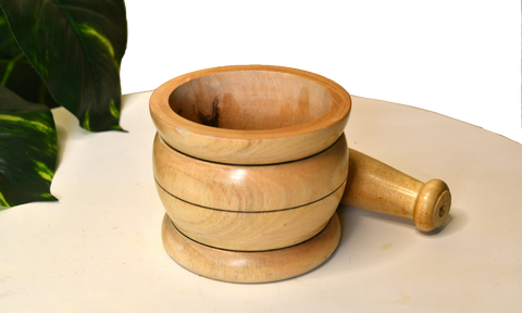 Artform Illustration for Sowpeace Large Wooden Stone Pestle: Artisan Home Accent