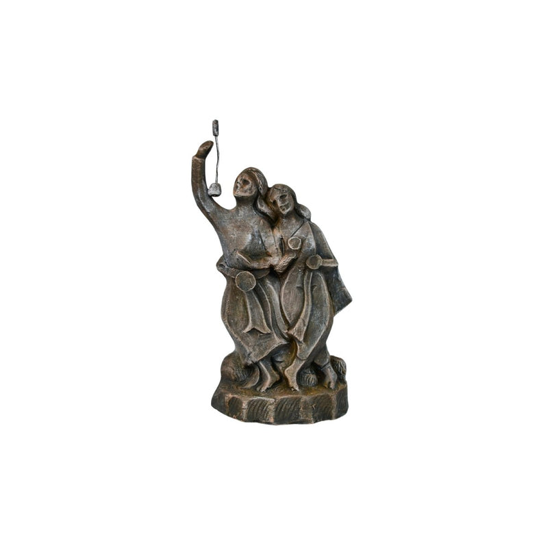 Abstract Baul: Terracotta Tabletop Elegance Decor Piece – view 7