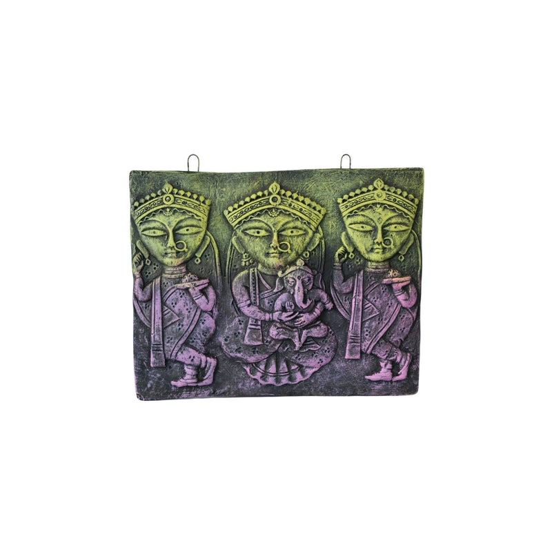 Abstract Terracotta Jamini Roy Wall Art: Artisan Home Decor – view 7
