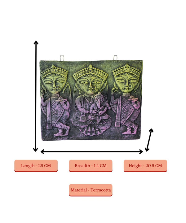 Abstract Terracotta Jamini Roy Wall Art: Artisan Home Decor — image 4