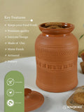 Artisan Terracotta Jar: Stylish Home & Kitchen Storage - Utensils - Sowpeace - Artisan Terracotta Jar: Stylish Home & Kitchen Storage - Terr - Uten - Terr - TCJR - Sowpeace