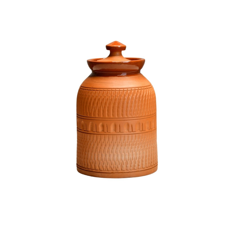 Artisan Terracotta Jar: Stylish Home & Kitchen Storage – view 8