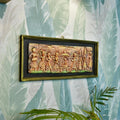 Artisan Terracotta Palki Women Wall Art: Home Decor - Sowpeace - Terracotta - Terracotta Wall Art