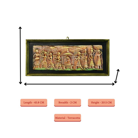 Vastu Principles for Artisan Terracotta Palki Women Wall Art: Home Decor