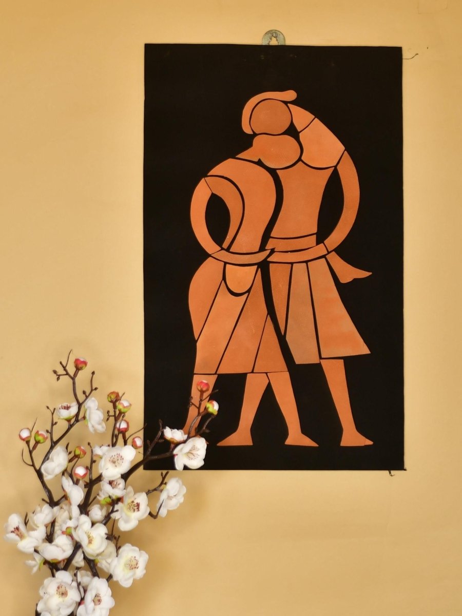 Artisan Terracotta Tribal Family Wall Art: Home Decor - Sowpeace - Artisan Terracotta Tribal Family Wall Art: Home Decor - Terr - WART - SANJ - TRFM - Sowpeace