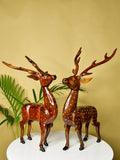 Artisan Wooden Deer Set: Exquisite Home Decor - Sowpeace - Artisan Wooden Deer Set: Exquisite Home Decor - Wood - WDLD - WDN - TT - Sowpeace