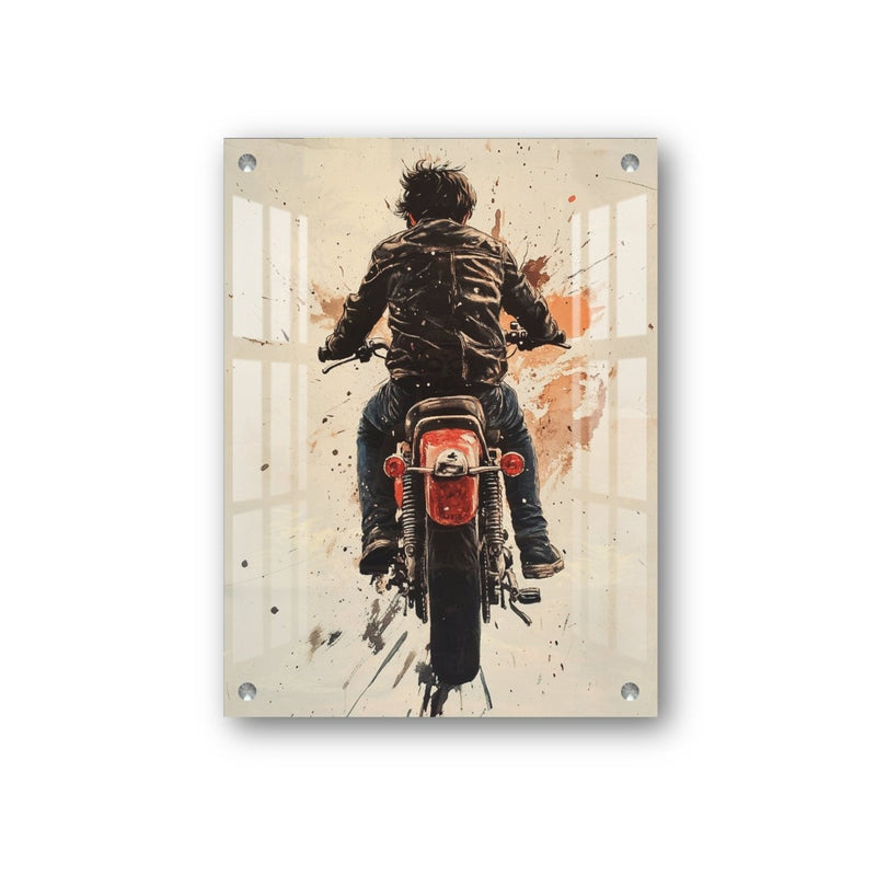 Bike Rider Acrylic Wall Art – view 8