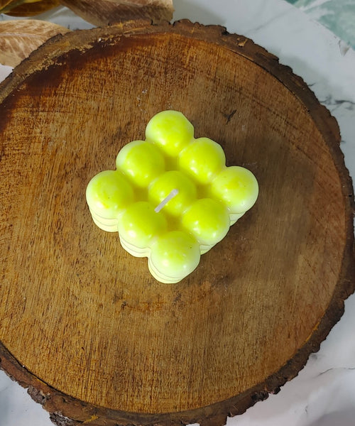 Bubble Neon Soywax Candle – Vegan, Hand-Poured, Long-Lasting Decorative Gift