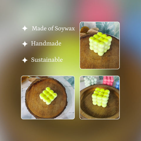 Vastu Principles for Bubble Neon Soywax Candle – Vegan, Hand-Poured, Long-Lasting Decorative Gift