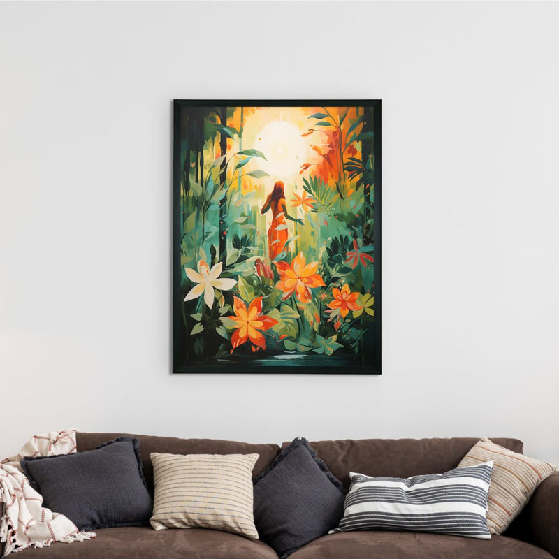 Sowpeace Serenity: Handcrafted Nature's Rejuvenating Embrace – Premium Canvas Print for Elegant and Peaceful Home Decor – view 2