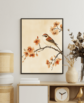 Chitran Bird and Bloom — alternate view
