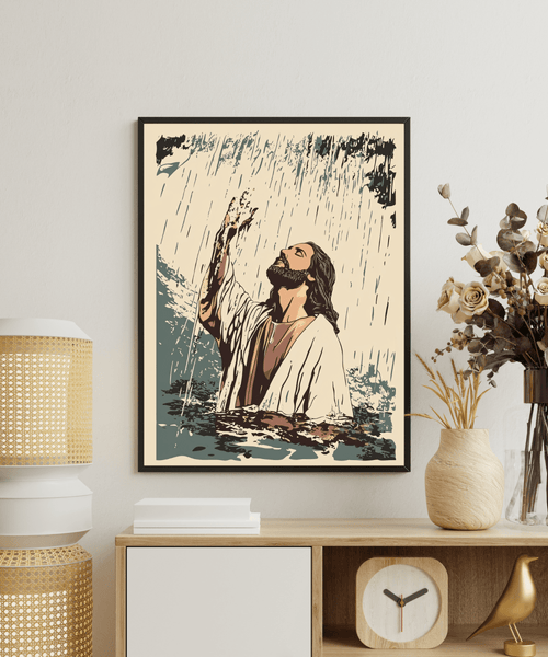 Chitran Jesus in Sacred Rain