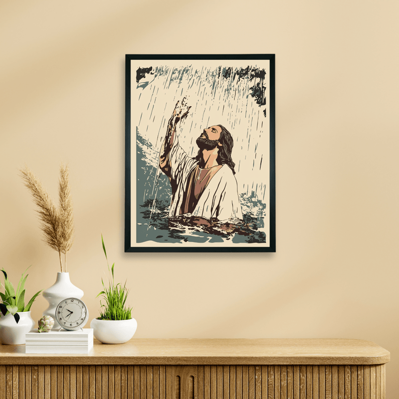 Chitran Jesus in Sacred Rain – view 2