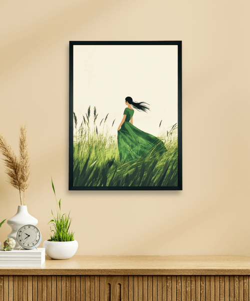 Chitran Lady in Verdant Pastures