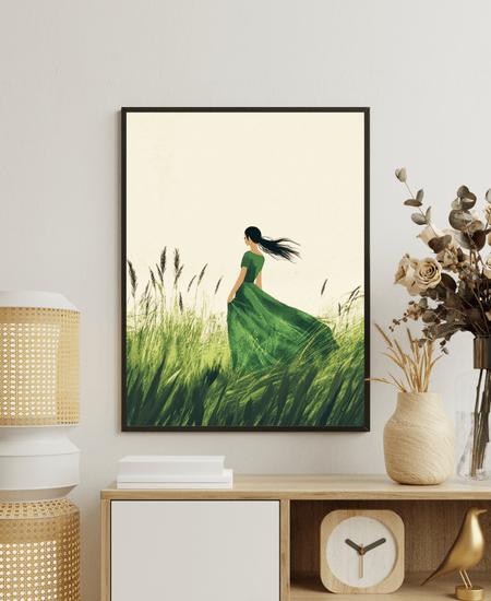 Chitran Lady in Verdant Pastures