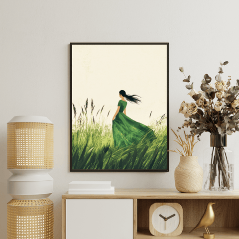 Chitran Lady in Verdant Pastures - Additional View