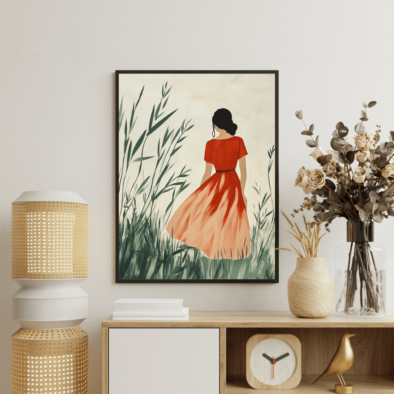 Chitran Maiden in Red Harmony – view 2