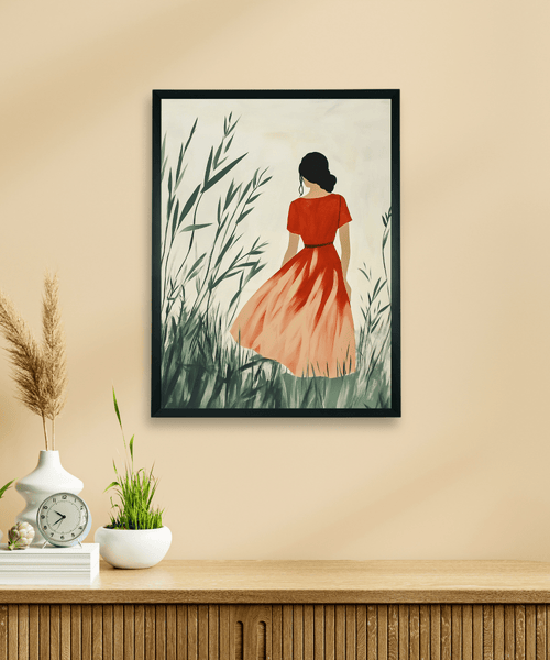 Chitran Maiden in Red Harmony