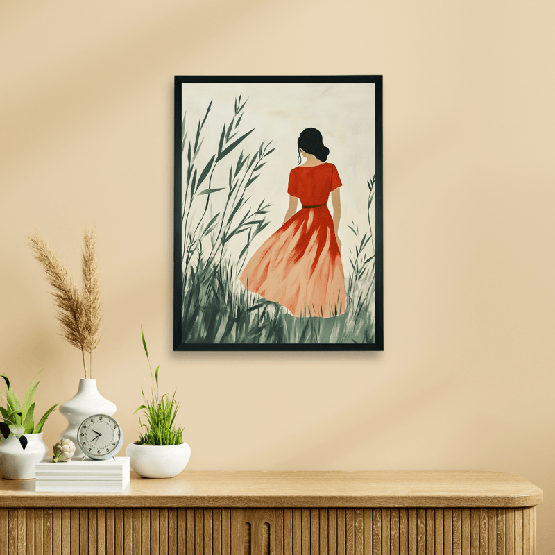 Chitran Maiden in Red Harmony – view 1