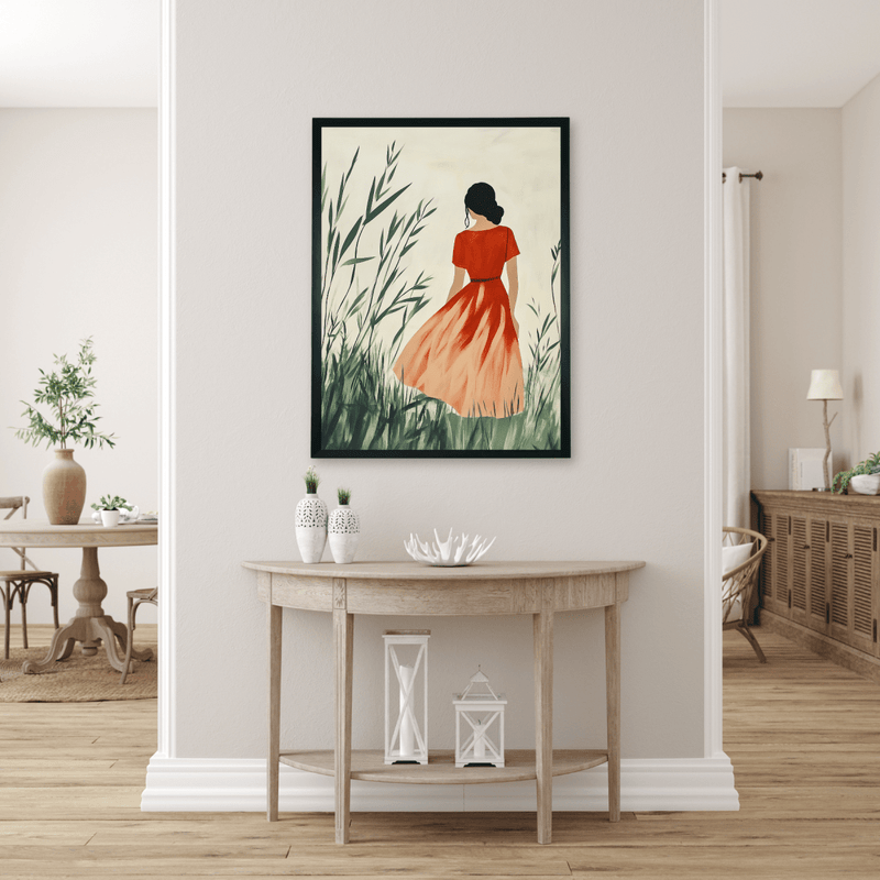 Chitran Maiden in Red Harmony – view 3