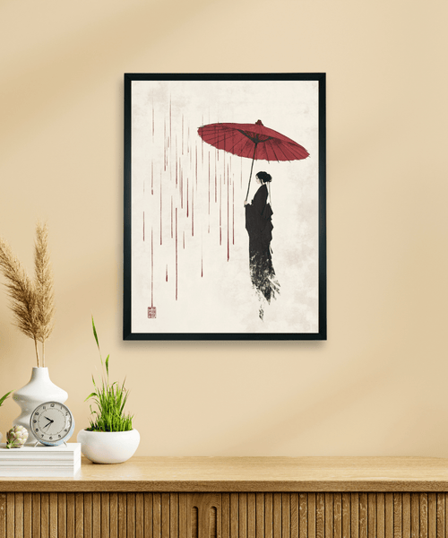 Chitran Under the Red Umbrella
