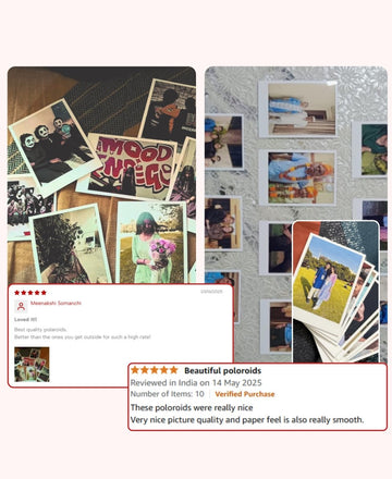 Custom Mini Photo Prints – Vintage-Style Glossy Personalized Pictures | 100mm x 75mm | 270gsm Paper | Retro Mini Prints for Gifts, Journals & Decor — alternate view