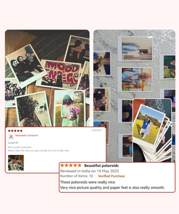Custom Mini Photo Prints – Vintage-Style Glossy Personalized Pictures | 100mm x 75mm | 270gsm Paper | Retro Mini Prints for Gifts, Journals & Decor — image 2