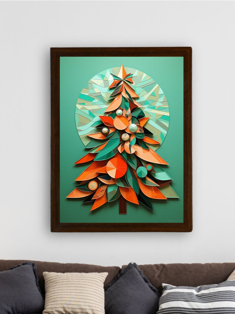 Dazzle Your Holiday: Premium Sowpeace Xmas Canvas Prints – Handcrafted Indian-Inspired Art for Elegant Festive Decor – view 3