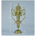 Dhokra Craft - Goddess Durga Mahishasur Mardini Brass Decor - Dhokra - Sowpeace - Diwali - Dokra