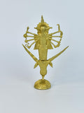 Dhokra Craft - Goddess Durga Mahishasur Mardini Brass Decor - Sowpeace - Dhokra Craft - Goddess Durga Mahishasur Mardini Brass Decor - Dok - DMDM - BR - TT - Sowpeace