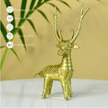 Dhokra Deer Brass Tabletop - Dhokra - Sowpeace - Animal - Dokra