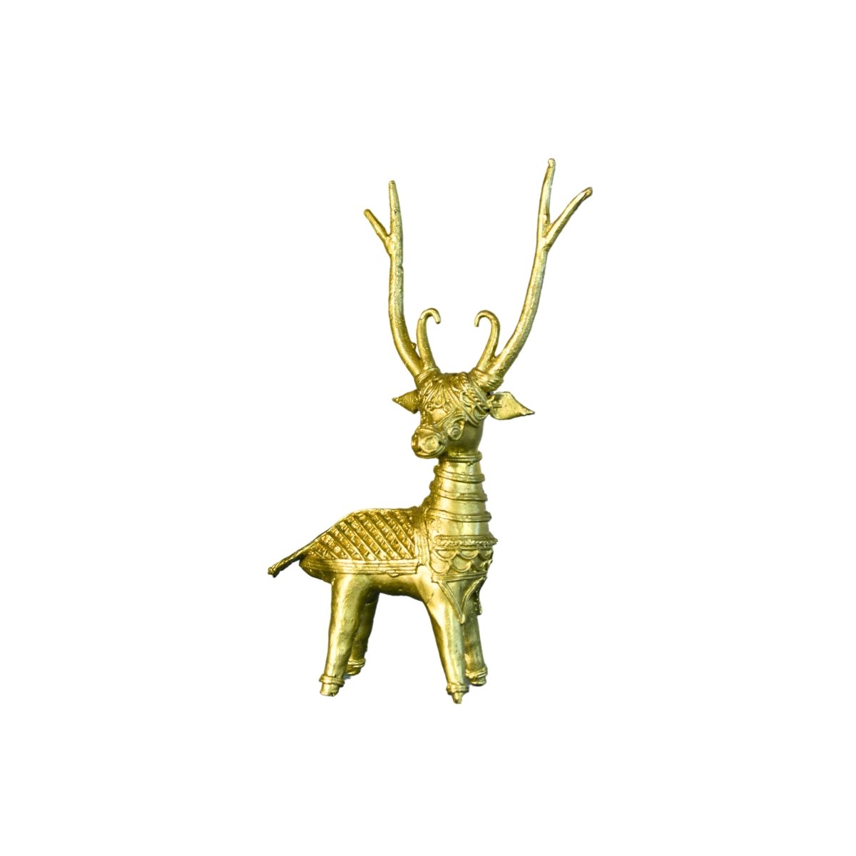 Dhokra Deer Brass Tabletop - Dhokra - Sowpeace - Animal - Dokra