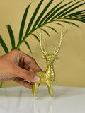 Dhokra Deer Brass Tabletop - Sowpeace - Dhokra Deer Brass Tabletop - Dok - DDST - BR - TT - Sowpeace