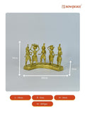 Dhokra Farmers: Large Brass Tabletop Decor - Dhokra - Sowpeace - Dhokra Farmers: Large Brass Tabletop Decor - Dok - LORSF - BR - TT - Sowpeace