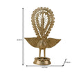 Dhokra Peacock: Artisan Brass Tabletop Elegance - Dhokra - Sowpeace - Animal - Dokra