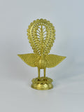 Dhokra Peacock: Artisan Brass Tabletop Elegance - Sowpeace - Dhokra Peacock: Artisan Brass Tabletop Elegance - Dok - DPEK - BR - TT - Sowpeace