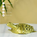 Dhokra Tortoise: Artisan Brass Home Decor - Dhokra - Sowpeace - Animal - Dokra