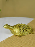 Dhokra Tortoise: Artisan Brass Home Decor - Sowpeace - Dhokra Tortoise: Artisan Brass Home Decor - Dok - DK - BR - TT - Sowpeace