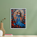 Discover Inner Peace: Sowpeace Handcrafted Flower Aura Art – Premium Indian - Inspired Canvas Print for Elegant Home Decor - Wall painting - Chitran by sowpeace - Discover Inner Peace: Sowpeace Handcrafted Flower Aura Art – Premium Indian - Inspired Canvas Print for Elegant Home Decor - CH - WRT - MBG - Sowpeace