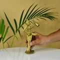 Dokra Boul: Brass Tabletop Art Decor - Dhokra - Sowpeace - Dhokra tabletop - Dokra