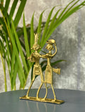 Dokra Couple: Brass Tabletop Artistry Decor - Sowpeace - Dokra Couple: Brass Tabletop Artistry Decor - Dok - DKL - BR - TT - Sowpeace