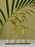 Dokra Couple: Brass Tabletop Artistry Decor - Sowpeace - Dokra Couple: Brass Tabletop Artistry Decor - Dok - DKL - BR - TT - Sowpeace