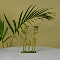 Dokra Family T1: Handcrafted Brass Tabletop Decor Masterpiece - Dhokra - Sowpeace - Dhokra tabletop - Dokra