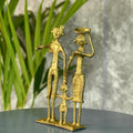 Dokra Family T1: Handcrafted Brass Tabletop Decor Masterpiece - Dhokra - Sowpeace - Dhokra tabletop - Dokra