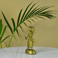 Dokra Farmer Lady: Brass Tabletop Decor Grace - Dhokra - Sowpeace - Dhokra tabletop - Dokra