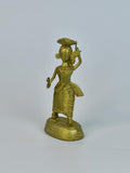 Dokra Farmer Lady: Brass Tabletop Decor Grace - Sowpeace - Dokra Farmer Lady: Brass Tabletop Decor Grace - Dok - DFLW - BR - TT - Sowpeace