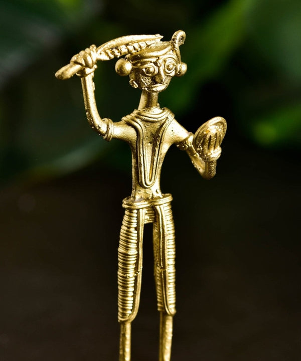 Dokra Farmer Solo T2: Brass Tabletop Elegance — main view