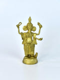 Dokra Ganesh: Brass Tabletop Masterpiece for Unique Home Decor - Sowpeace - Dokra Ganesh: Brass Tabletop Masterpiece for Unique Home Decor - Dok - DGN - BR - TT - Sowpeace